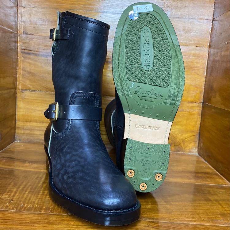Briselblack 10” Engineer Boots “The Keeper” 3.0   Unstructured Toe Box